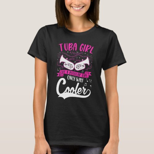 Tuba Girl Tuba Player T_Shirt