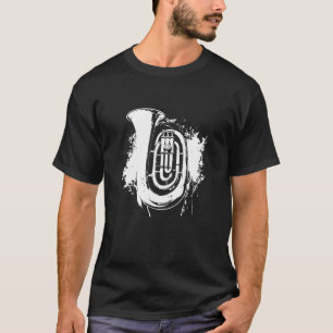 Tuba Graffiti Concert Band T-Shirt