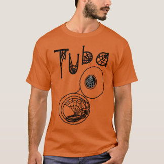 Tuba Halloween Cobwebs friend T-Shirt