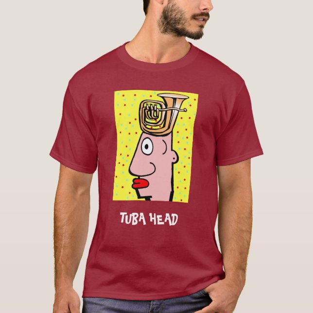 Tuba Head, at Festivals T-Shirt (Front)