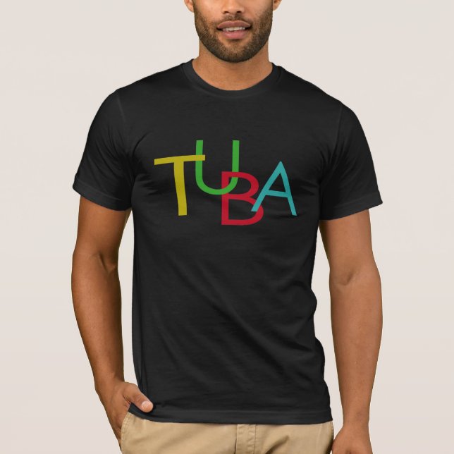 TUBA Letters T-Shirt (Front)
