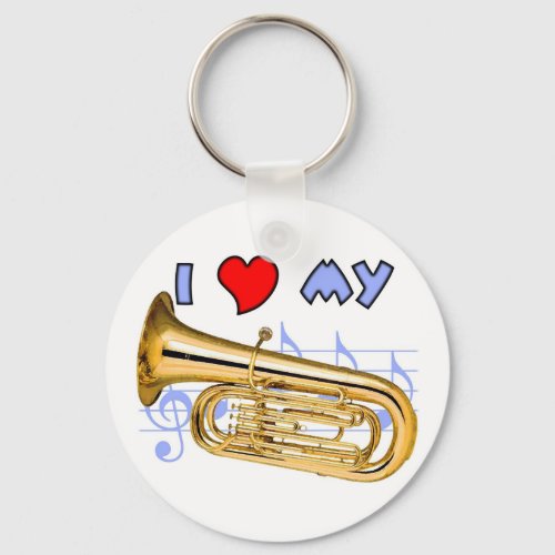 Tuba Love Keychain