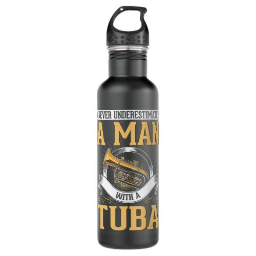 Tuba Man Tuba Player Premium  Stainless Steel Water Bottle