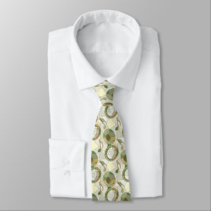 Tuba Music Note Fragments Neck Tie