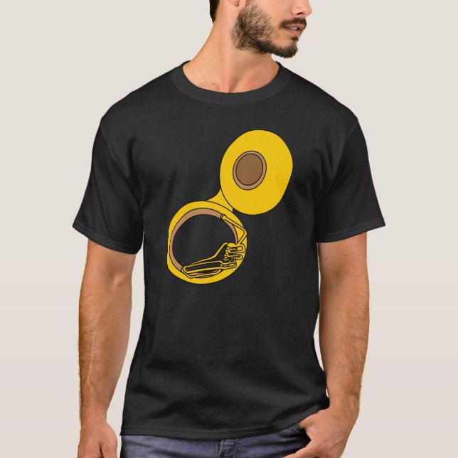 Tuba Musical Instrument T-Shirt (Front)