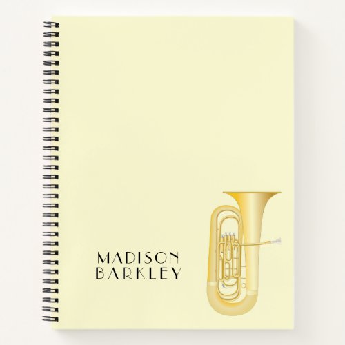 Tuba Musician Band Teacher Notebook