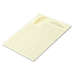 Tuba Musician Band Teacher Notepad