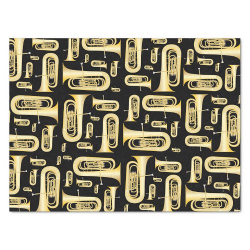 Tuba Musician Band Teacher Tissue Paper