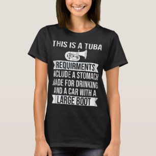Tuba Musicians Music Instrument Tuba Players T-Shirt