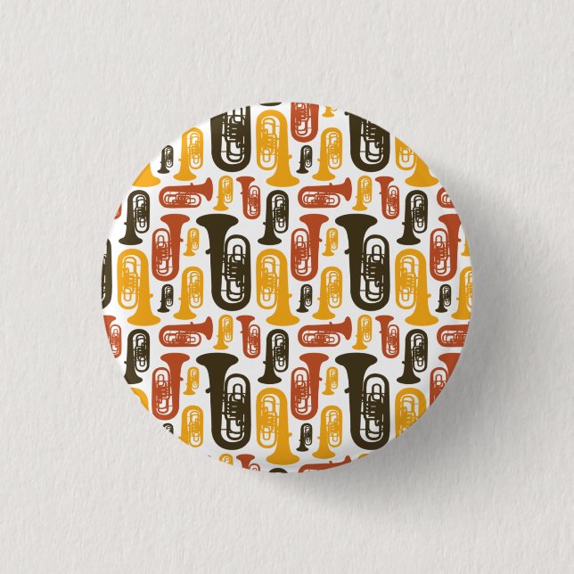 Tuba Pattern Button (Front)