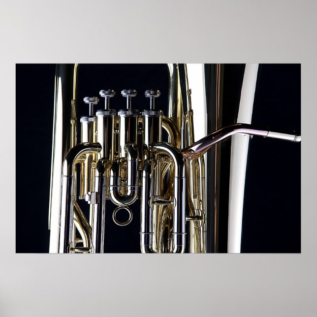 Tuba Photograph Image Poster (Front)