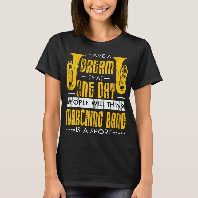 Tuba Player Brass Music Instrument Tubist T-Shirt (Front)