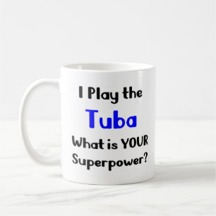 tuba player coffee mug