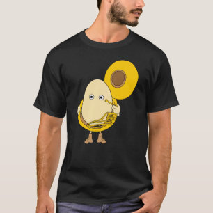 Tuba Player Egghead T-Shirt
