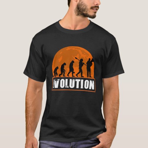 Tuba Player Shirt Funny Human Evolution Tuba T_Shirt