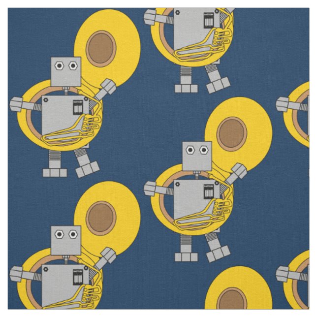 Tuba Robot  Fabric (Swatch)