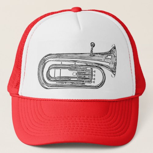Tuba Sousaphone Cap or Truckers Hat