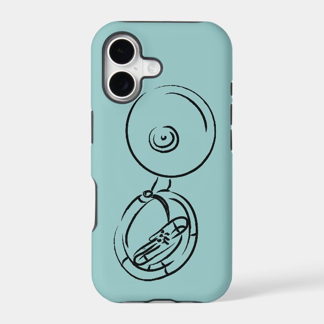 Tuba/Sousaphone Case-Mate iPhone Case (Back)