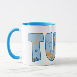 Tuba Text Pattern Abstract Art Music Gift Mug