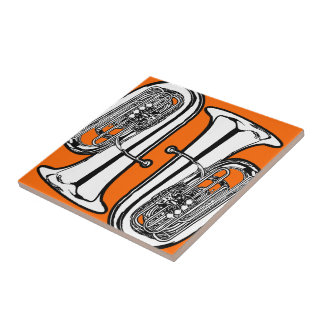 Tuba Trivet Tile for Hot plates, pots, and dishes