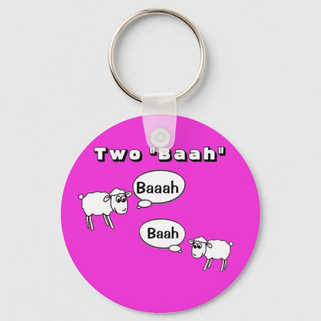 Tuba- Two baah! Keychain (Front)