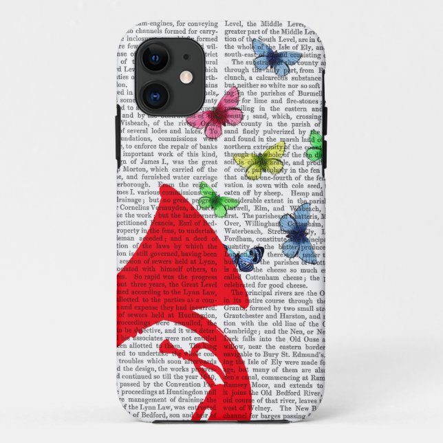 Tuba with Butterflies Case-Mate iPhone Case (Back)