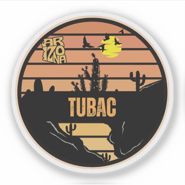 Tubac, Arizona Sticker (Front)