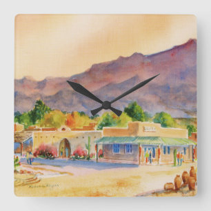 Tubac, Founded 1752 Acrylic Wall Clock