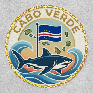 Tubarões Azuis - Cabo Verde Patch