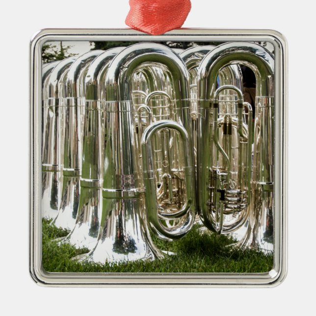 Tubas Metal Ornament (Front)
