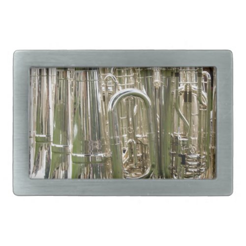 Tubas Rectangular Belt Buckle