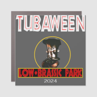 Tubaween 2024 Sticker Car Magnet