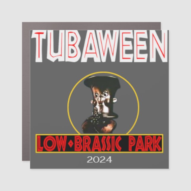 Tubaween 2024 Sticker Car Magnet (Front)
