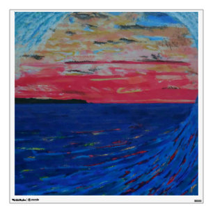 Tubeing to San Clemente point Wall Sticker
