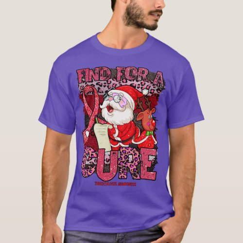 Tuberculosis Awareness leopard christmas cure sant T_Shirt