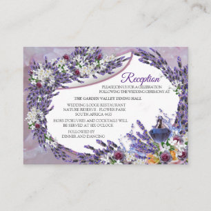 Tuberose & Lavender Blooms Enclosure Card