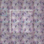 Tuberose &amp; Lavender Blooms on Rose petals Fabric
