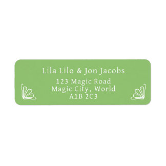 Tuberose Personalized Return Address Label