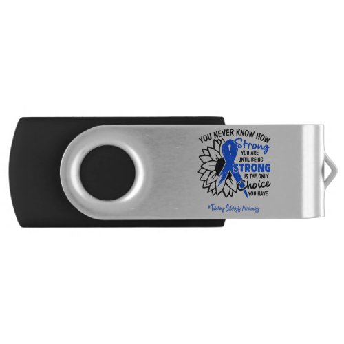 Tuberous Sclerosis Awareness Ribbon Support Gifts Flash Drive