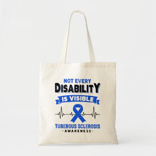 Tuberous Sclerosis Awareness Ribbon Support Gifts Tote Bag