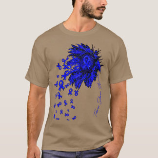 Tuberous Sclerosis Awareness Sunflower ribbon flow T-Shirt