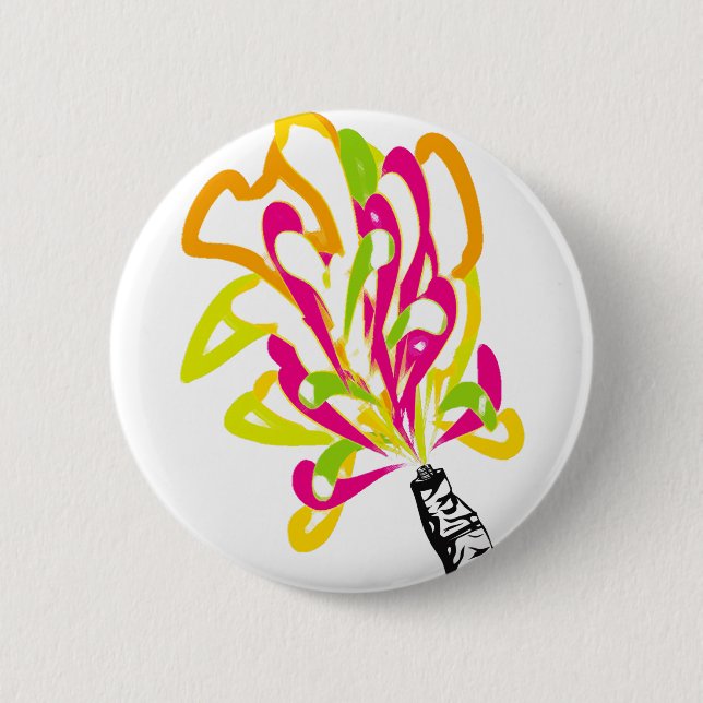 Tubes_of_paint Pinback Button (Front)