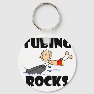 Tubing Rocks T-shirts and Gifts Keychain