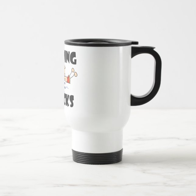 Tubing Rocks T-shirts and Gifts Travel Mug (Right)
