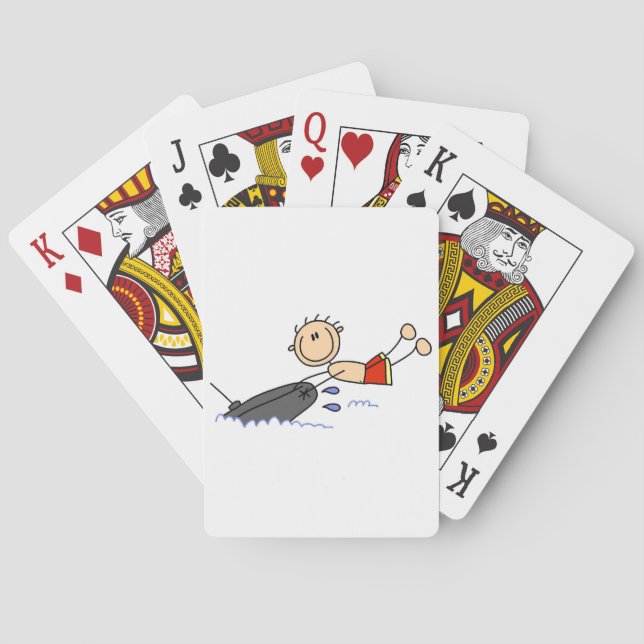 Tubing Stick Figure Poker Cards (Back)
