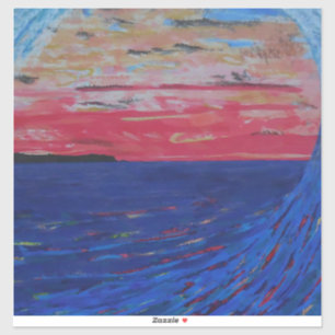Tubing to san clemente painting  sticker
