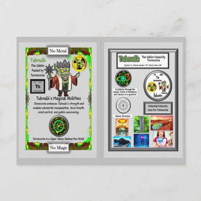 Tubnulk Presents Tennessine Trading Card (Front)