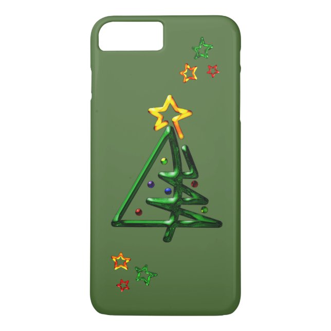 Tubular Chrome Christmas Tree Case-Mate iPhone Case (Back)