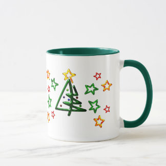 Tubular Chrome Christmas Tree Mug