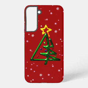 Tubular Chrome Christmas Tree Samsung Galaxy S22+ Case